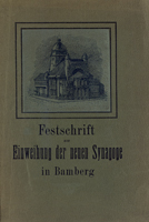 Festschrift zur Einweihung der neuen Synagoge in Bamberg
