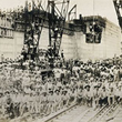 Crew in Lock Chamber