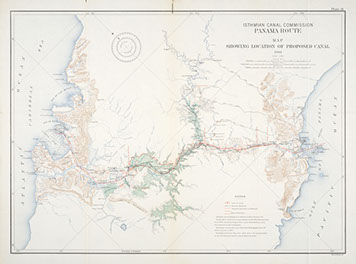 Plate 21 from the Report of the Isthmian Canal Commission