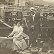 Portrait of Couple during Panama Canal Construction
