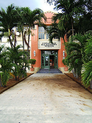 Front entrance of Coral Way Elementary School.