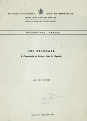 The Bayudaya : a community of African Jews in Uganda