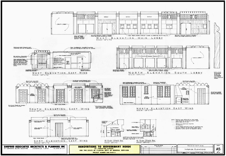 Government House architectural drawing